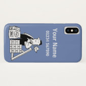 Builder Theme Cartoon Case-Mate iPhone Case (Achterkant (horizontaal))