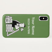 Builder Theme Cartoon Case-Mate iPhone Case (Achterkant (horizontaal))