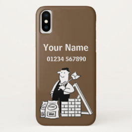 Builder Theme Cartoon Case-Mate iPhone Case