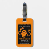 builders bag bagagelabel (Achterkant verticaal)