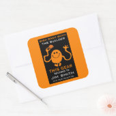 builders bag vierkante sticker (Envelop)