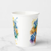 Building Block Splash Boy Birthday Party Papieren Bekers (Links)