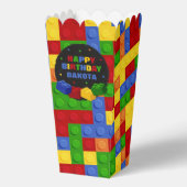 Building Blocks Boy Birthday Brick Party Favor Box Bedankdoosjes (Voorkant)