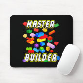 Building Bricks Master Builder Construction Block  Muismat (Met muis)