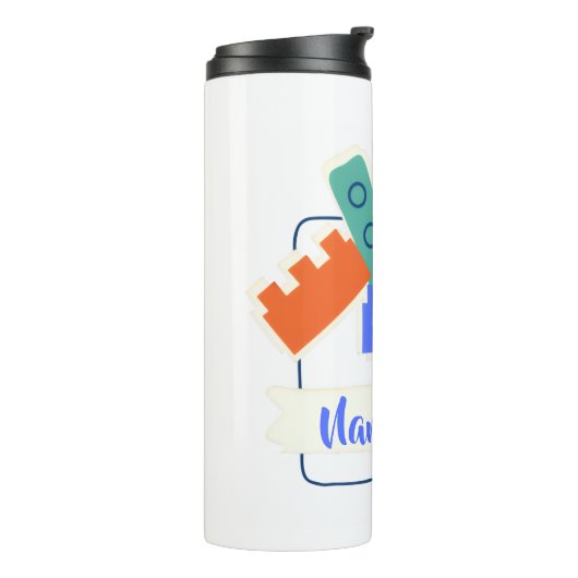 Building Bricks Thermosbeker (Gedraaid links)