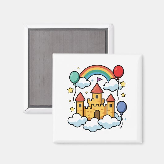 Building Castles in the Sky Magneet (Voorkant / Achterkant)