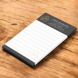 Building Construction Black Gold Post-it® Notes