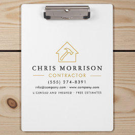 Building Construction Contractor White Gold Klembord