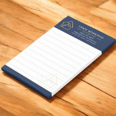 Building Construction Navy Blue Gold Post-it® Notes