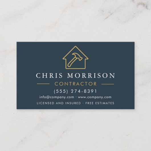 Building Construction QR Code Wood Grain Visitekaartje (Voorkant)