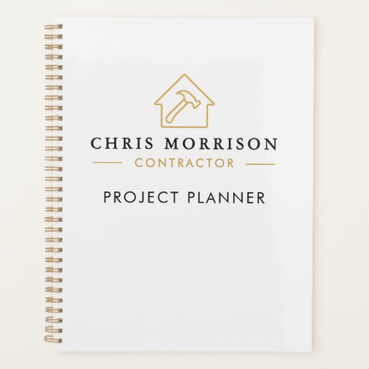 Building Construction White Gold Project Planner (Voorkant)