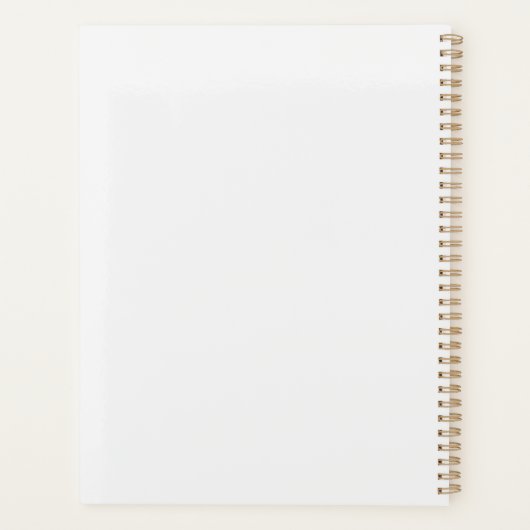 Building Construction White Gold Project Planner (Achterkant)