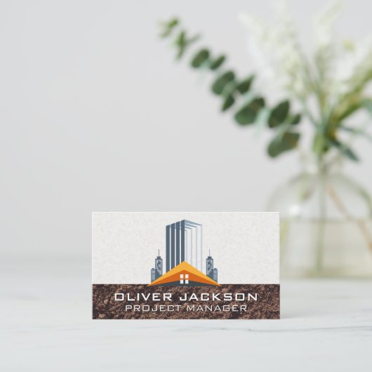 Building Development | Construction Real Estate Visitekaartje (Staand voorkant)