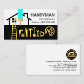 Building Frame Home Repairs Handyman Visitekaartje (Voorkant / Achterkant)