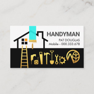 Building Frame Home Repairs Handyman Visitekaartje