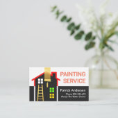 Building Home Painting Service Visitekaartje (Staand voorkant)