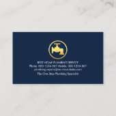 Building Pipeline Plumbing Service Visitekaartje (Achterkant)