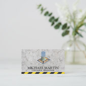 Building Skyscraper | Bouwterrein Visitekaartje (Staand voorkant)