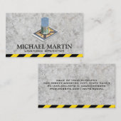 Building Skyscraper | Bouwterrein Visitekaartje (Voorkant / Achterkant)