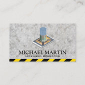 Building Skyscraper | Bouwterrein Visitekaartje (Voorkant)