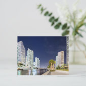 Buildings along the Miami River Riverwalk Briefkaart (Staand voorkant)