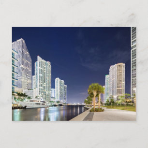 Buildings along the Miami River Riverwalk Briefkaart