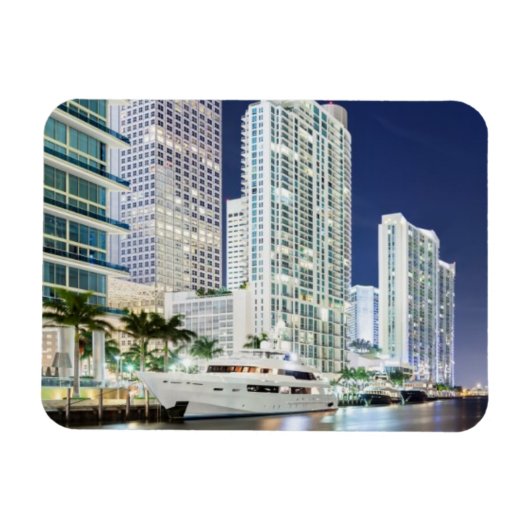 Buildings along the Miami River Riverwalk Magneet (Horizontaal)