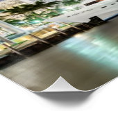 Buildings along the Miami River Riverwalk Poster (Hoek)