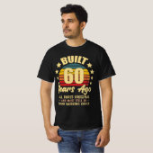Built 60 Years Ago All Parts Original 60 Birthday T-shirt (Voorkant volledig)