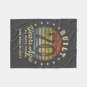 Built 70 Years Ago - All Parts Original 70th Birth Fleece Deken (Voorkant (Horizontaal))