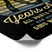 Built 70 Years Ago - All Parts Original 70th Birth Poster (Hoek)