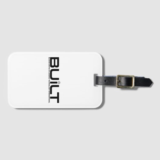 BUiLT Bag Label Bagagelabel (Voorkant (horizontaal))