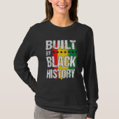 Built By Black History BHM African Pride Month Men T-shirt (Voorkant)