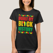 Built By Black History Month Afro Frican Pride Men T-shirt (Voorkant)