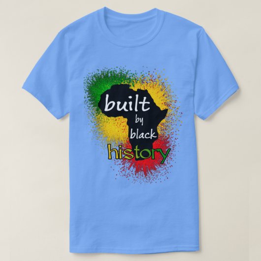 Built by BLACK HISTORY nba black history month T-shirt (Design voorkant)