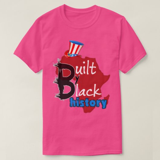 BUILT bY BLACK HISTORY NBA BLACK MONTH T-shirt (Design voorkant)