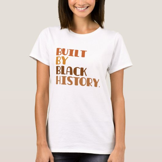Built By Black History T-shirt (Voorkant)