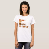 Built By Black History T-shirt (Voorkant volledig)