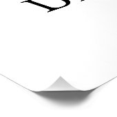 Built by Discipline Motivational Text Design Perfect Poster (Hoek)