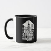 Built by Dreams Driven by Hustle City Design Mok (Links)