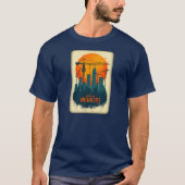 Built by Workers City Builder Labor Day Design T-shirt (Voorkant)