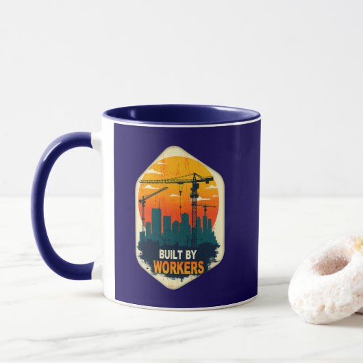 Built by Workers Industrial Skyline Labor Day Shir Mok (Met donut)