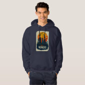 Built by Workers Vintage Construction Design Hoodie (Voorkant volledig)