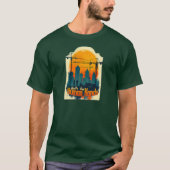 Built by Working Hands Labor Day Construction Desi T-shirt (Voorkant)