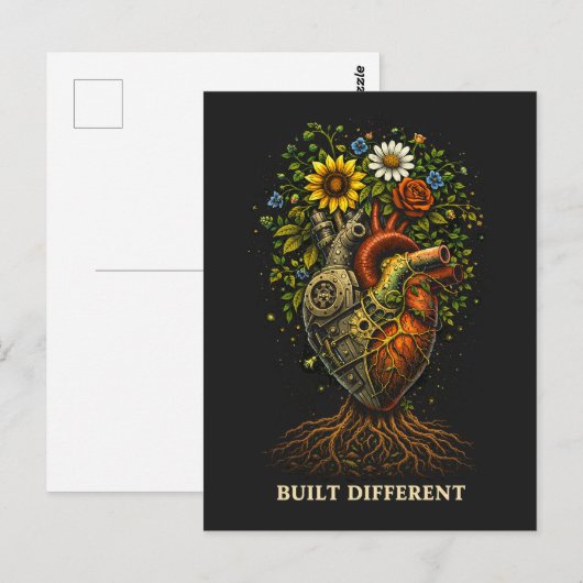 Built Different Briefkaart (Voorkant / Achterkant)