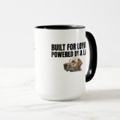 Built for Loyalty Powered by a Lab – Coffee Mok (Voorkant rechts)