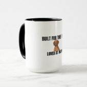 Built for the Field Loved at Home Vizsla Coffee Mok (Voorkant links)