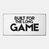 Built For The Long Game Minimalist Large Desk Mat (Voorkant)