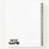 Built For The Long Game Minimalist Spiral Notitieboek (Achterkant)