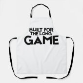 Built For The Long Game Minimalist Studio Apron Schort (Voorkant)